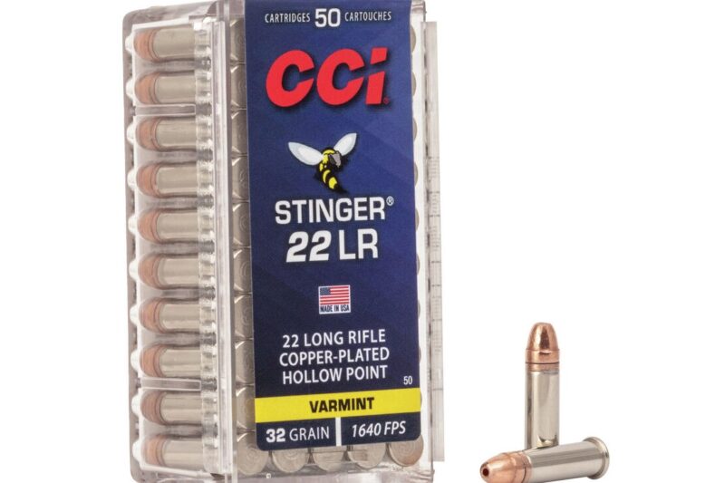 CCI STINGERS 22 EXTRA LONG 32GR 1640FPS AMMO 50RDS CCI STINGERS 22 EXTRA LONG 32GR 1640FPS AMMO 50RDS