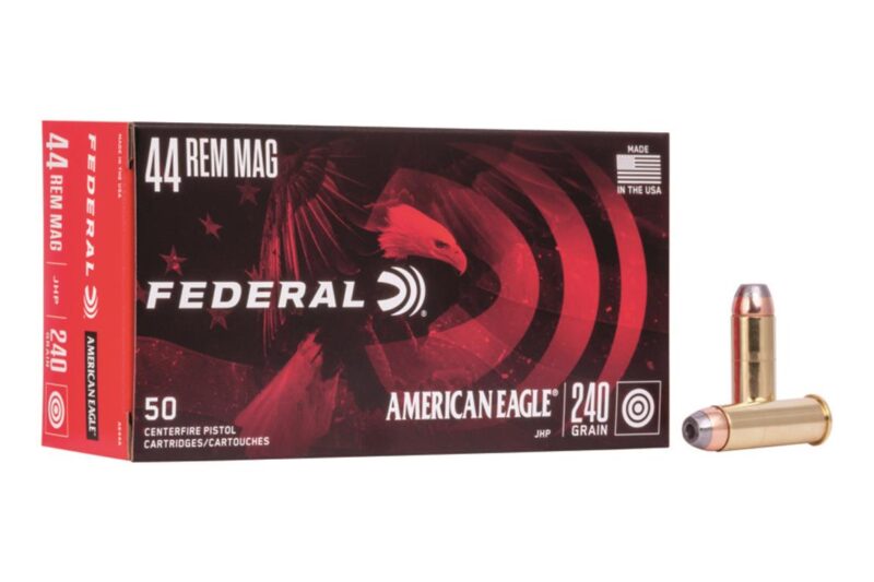 FEDERAL AMERICAN EAGLE 44 REM MAG 240GR JHP AMMO 50RDS