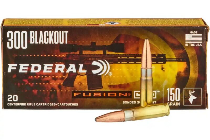 FEDERAL FUSION 300 BLACKOUT 150GR AMMO 20RDS FEDERAL FUSION 300 BLACKOUT 150GR AMMO 20RDS