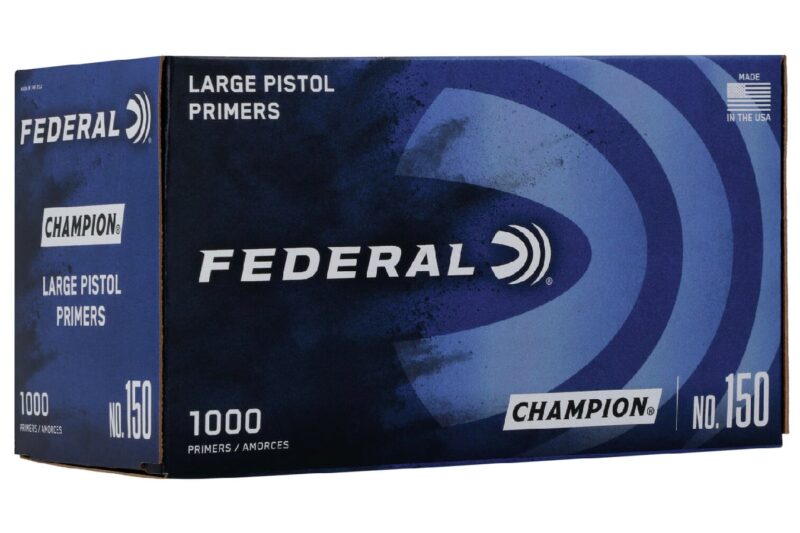 FEDERAL LARGE PISTOL PRIMERS 1000CT