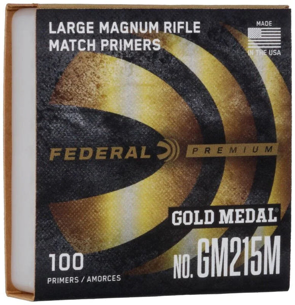 FEDERAL LARGE RIFLE MAGNUM MATCH PRIMERS 100CT