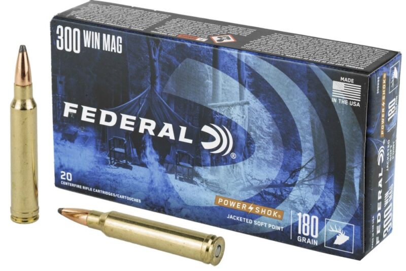 FEDERAL POWER SHOK 300 WIN 180GR SP AMMO 20RDS FEDERAL POWER SHOK 300 WIN 180GR SP AMMO 20RDS