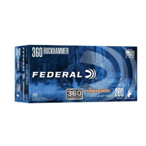 FEDERAL POWER SHOK 360 BUCKHAMMER 200GR SP AMMO 20RDS