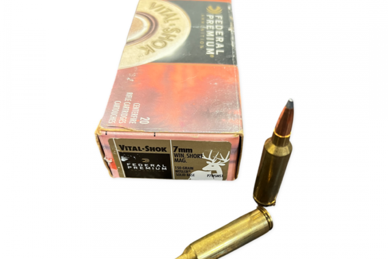 FEDERAL PREMIUM VITAL SHOK 7MM WSM 150GR NOSLER SOLID BASE AMMO 20RDS FEDERAL PREMIUM VITAL SHOK 7MM WSM 150GR NOSLER SOLID BASE AMMO 20RDS