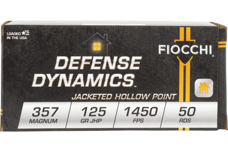 FIOCCHI 357 MAG 125GR JHP 50RD FIOCCHI 357 MAG 125GR JHP 50RD