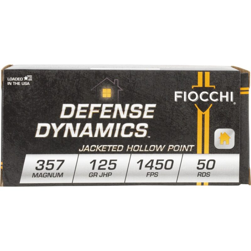 FIOCCHI 357 MAG 125GR JHP 50RD