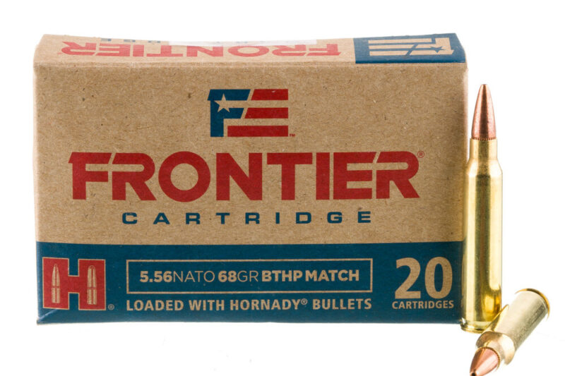 FRONTIER 5.56 NATO 68GR BTHP AMMO 20RDS