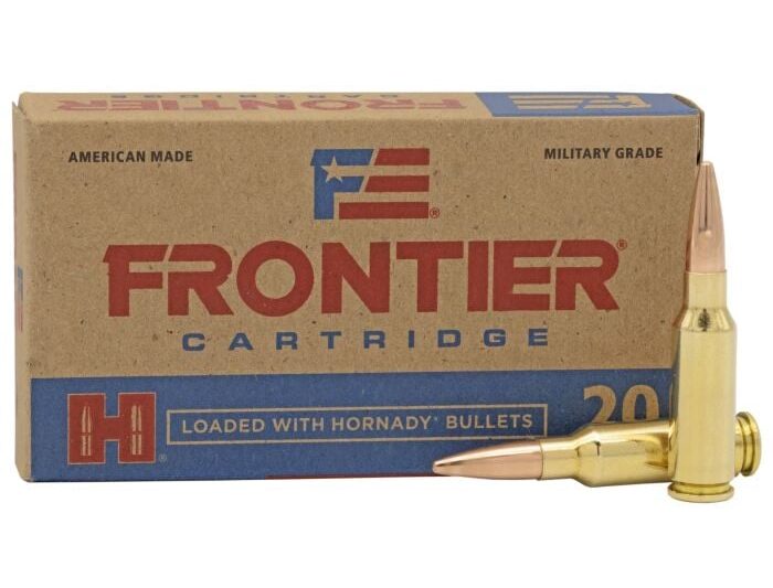 FRONTIER 6.5 GRENDEL 123GR FMJ AMMO 20RDS