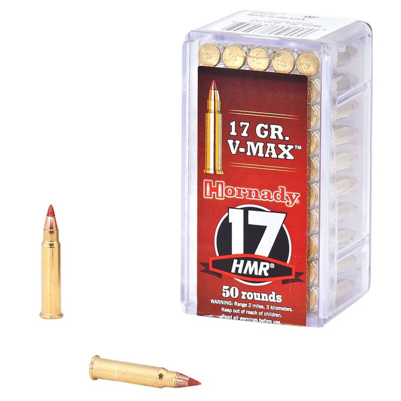 HORNADY 17 HMR 17gr VMAX AMMO 50RDS