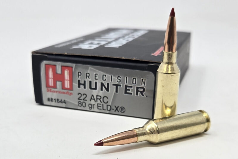 HORNADY 22 ARC 80GR ELD-X AMMO 20RDS