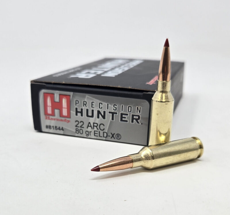 HORNADY 22 ARC 80GR ELD-X AMMO 20RDS