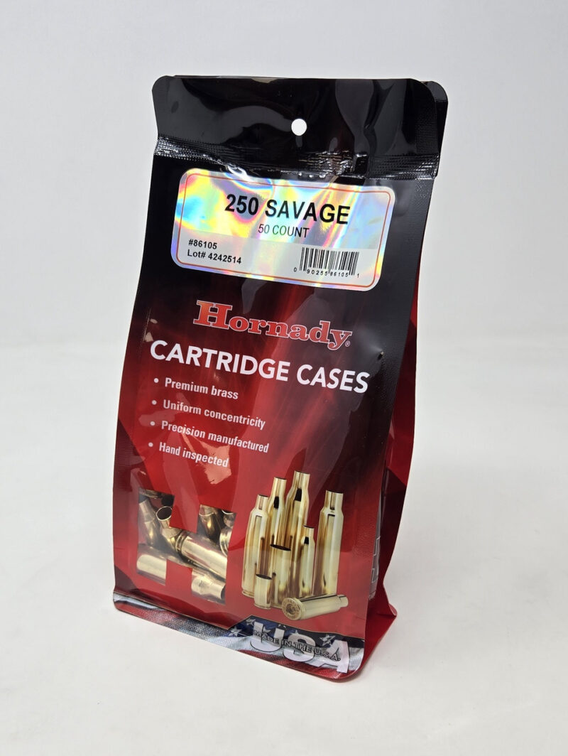HORNADY 250 SAVAGE BRASS 50CT