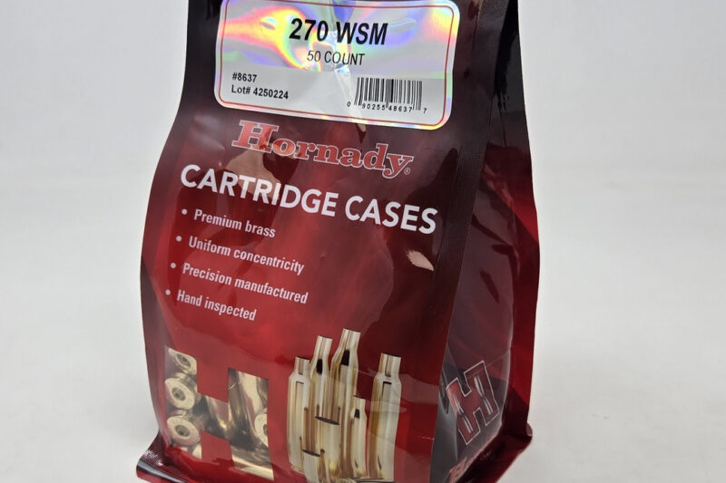 HORNADY 270 WSM BRASS 50CT