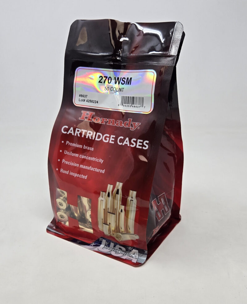 HORNADY 270 WSM BRASS 50CT
