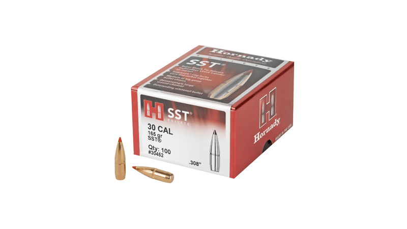 HORNADY 30CAL (.308″) 165GR SST BULLETS 100CT HORNADY 30CAL (.308") 165GR SST BULLETS 100CT