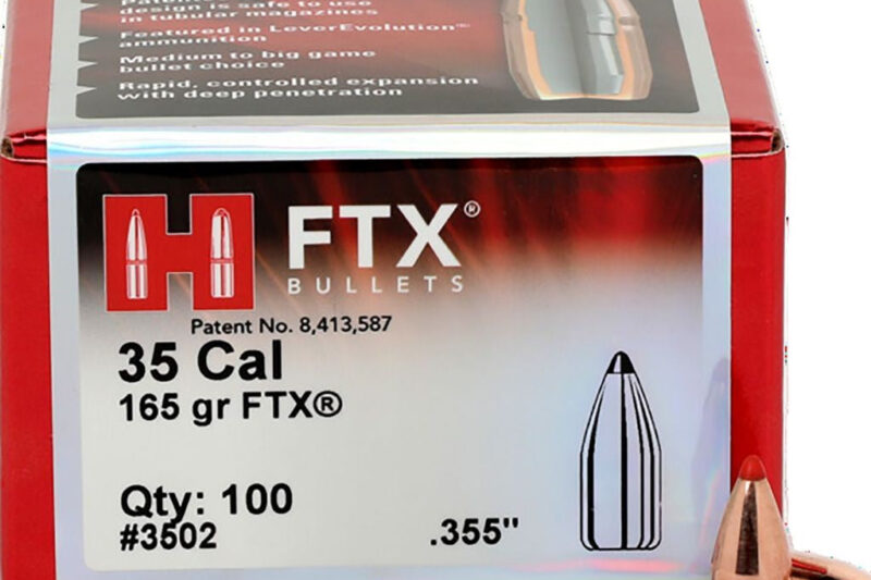 HORNADY 35CAL (.355") 165GR FTX (350 LEGEND) BULLETS 100CT