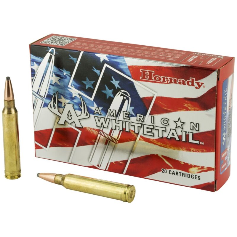HORNADY AMERICAN WHITETAIL 300 WINCHESTER MAG 180GR SP AMMO 20RDS