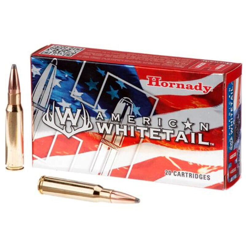 HORNADY AMERICAN WHITETAIL 308 WINCHESTER 165GR SP AMMO 20RDS