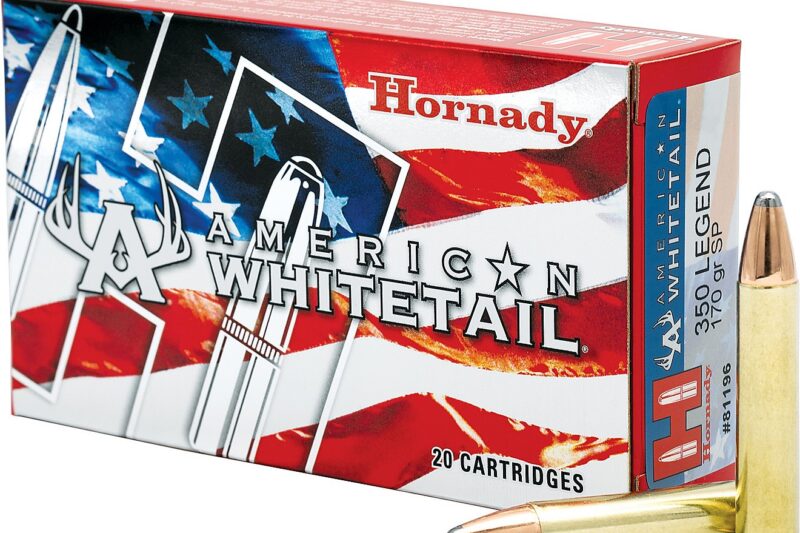 HORNADY AMERICAN WHITETAIL 350 LEGEND 170GR AMMO 20RDS HORNADY AMERICAN WHITETAIL 350 LEGEND 170GR AMMO 20RDS