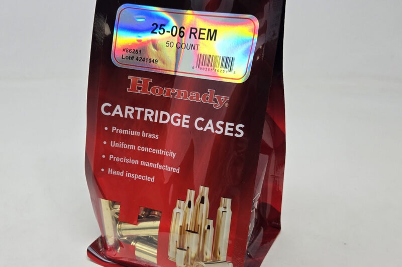 HORNADY 25-06 REM UNPRIMED BRASS 50CT