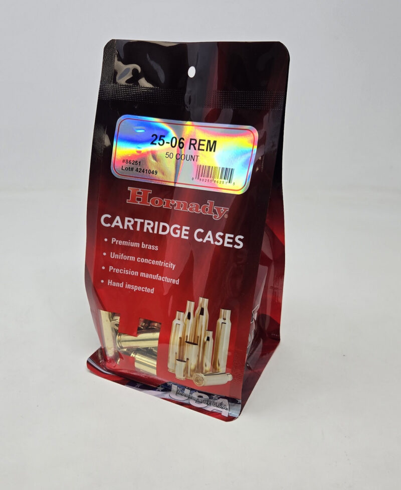 HORNADY 25-06 REM UNPRIMED BRASS 50CT