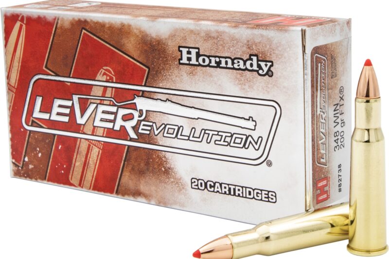 HORNADY LEVEREVOLUTION 348 WINCHESTER 200GR FTX AMMO 20RDS