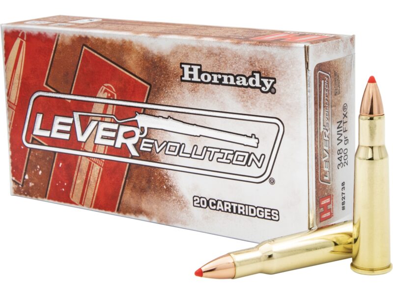 HORNADY LEVEREVOLUTION 348 WINCHESTER 200GR FTX AMMO 20RDS