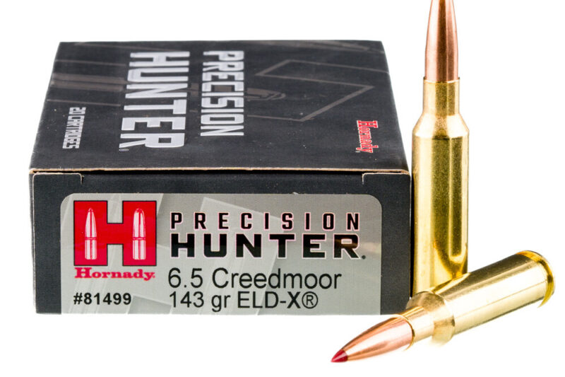 HORNADY PRECISION HUNTER 6.5 CREEDMOOR 143GR ELD-X AMMO 20RDS