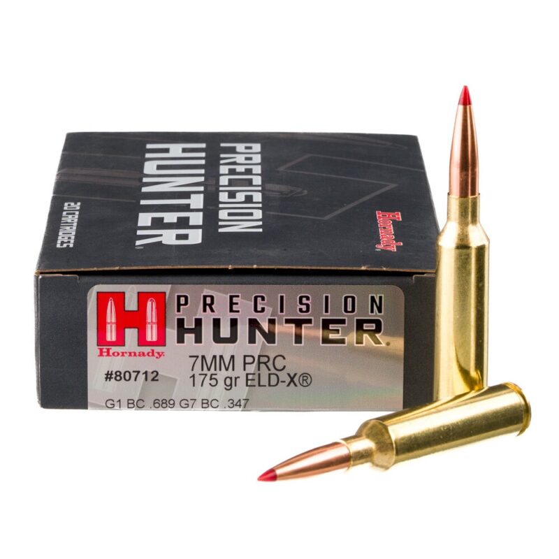 HORNADY PRECISION HUNTER 7MM PRC 175GR ELD-X AMMO 20RDS