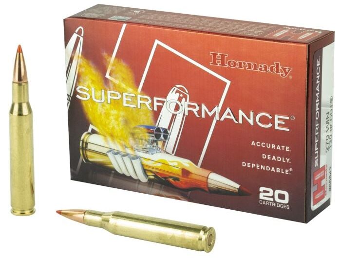 HORNADY SUPERFORMANCE 270 WINCHESTER 130GR SST AMMO 20RDS HORNADY SUPERFORMANCE 270 WINCHESTER 130GR SST AMMO 20RDS