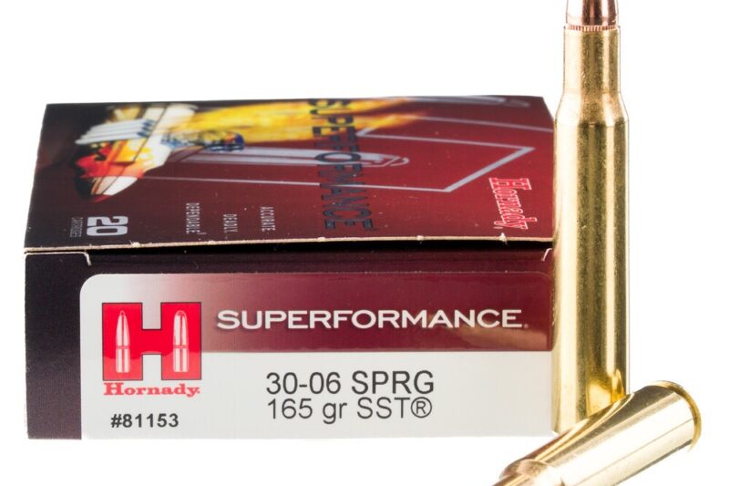 HORNADY SUPERFORMANCE 30-06 SPRG 165GR SST AMMO 20RDS HORNADY SUPERFORMANCE 30-06 SPRG 165GR SST AMMO 20RDS