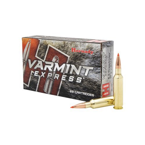 HORNADY VARMINT EXPRESS 220 SWIFT 55GR V-MAX AMMO 20RDS