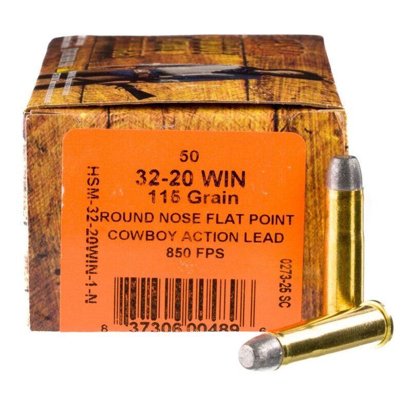 HSM 32-20 WIN RNFP 115GR AMMO 50RDS