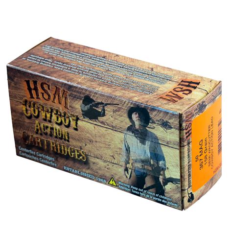HSM 357 MAG 158GR LPFP AMMO 50RDS