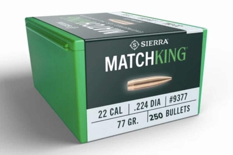 SIERRA 22CAL (.224") 77GR HPBT MATCHKING BULLETS 250CT