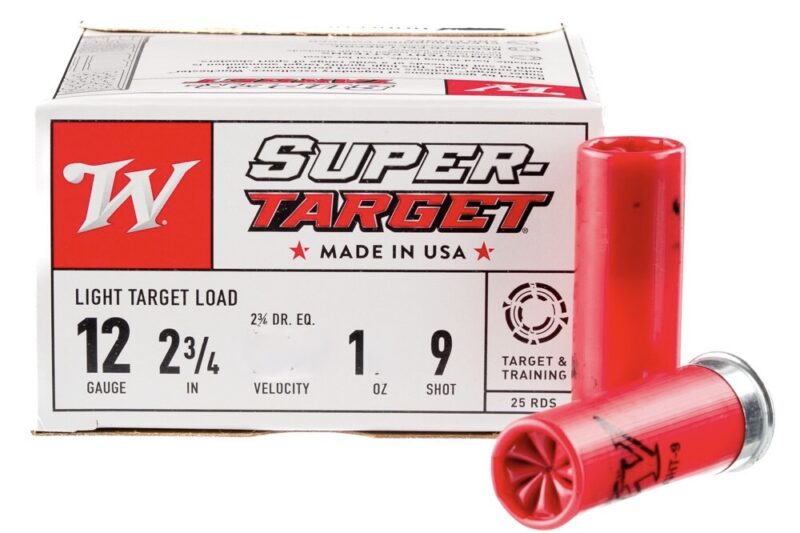 WINCHESTER SUPER TARGET 12GA 2.75" 10Z 1250FPS #9 AMMO 250RDS