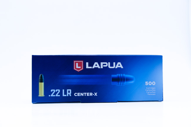 LAPUA 22LR 40GR CENTER-X AMMO 500RDS