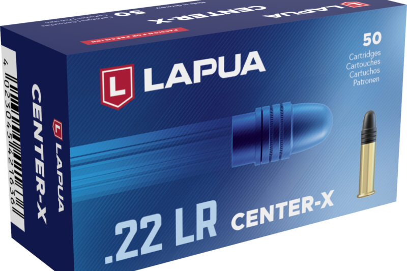 LAPUA 22LR 40GR CENTER-X AMMO 50RDS