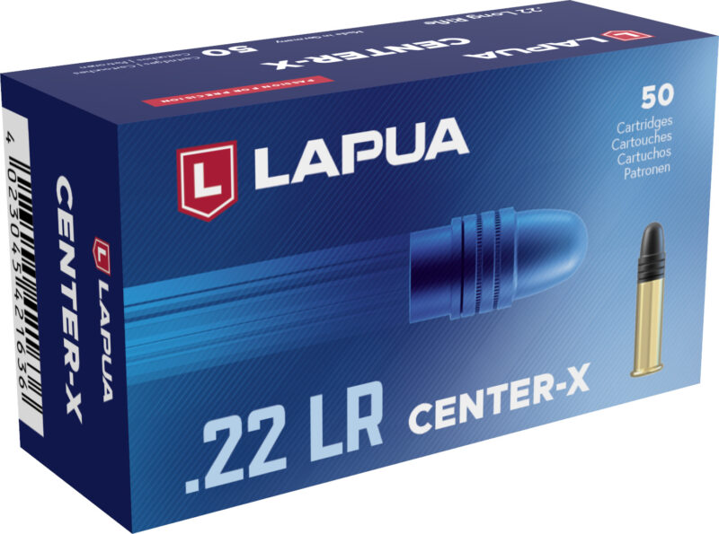 LAPUA 22LR 40GR CENTER-X AMMO 50RDS