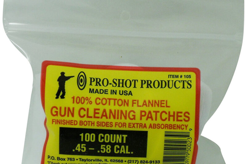 MUZZLELOADER .45-.58 CLEANING PATCH 100CT. MUZZLELOADER .45-.58 CLEANING PATCH 100CT.