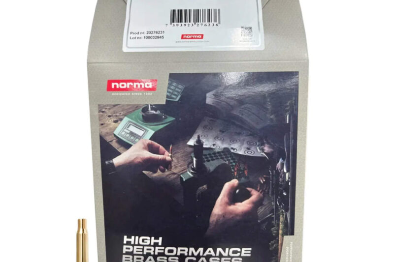 NORMA 204 RUGER UNPRIMED BRASS 50CT