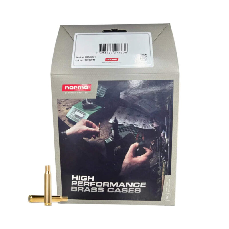 NORMA 204 RUGER UNPRIMED BRASS 50CT