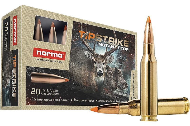 NORMA TIPSTRIKE 7MM-08 160GR AMMO 20RDS