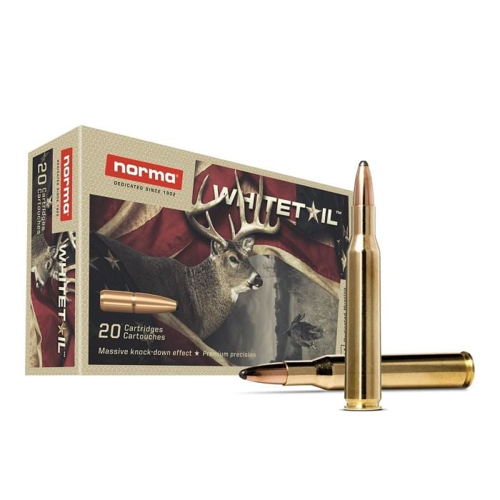 NORMA WHITETAIL 270 WINCHESTER 130GR SPS AMMO 20RDS
