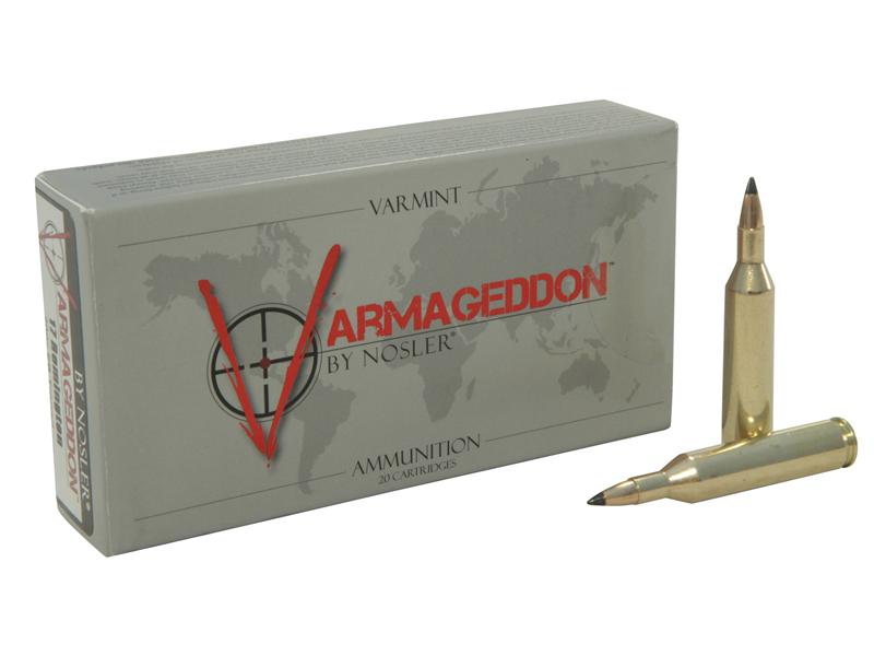 NOSLER 17 REMINGTON 20GR VARMAGEDDON AMMO 20RDS
