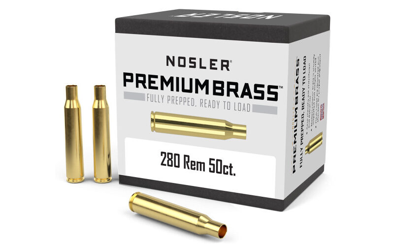 NOSLER 280 REM UNPRIMED BRASS 100CT NOSLER 280 REM UNPRIMED BRASS 100CT