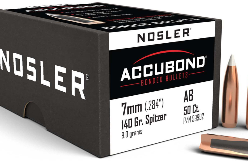 NOSLER 7MM (.284") 140GR ACCUBOND BULLETS 50CT