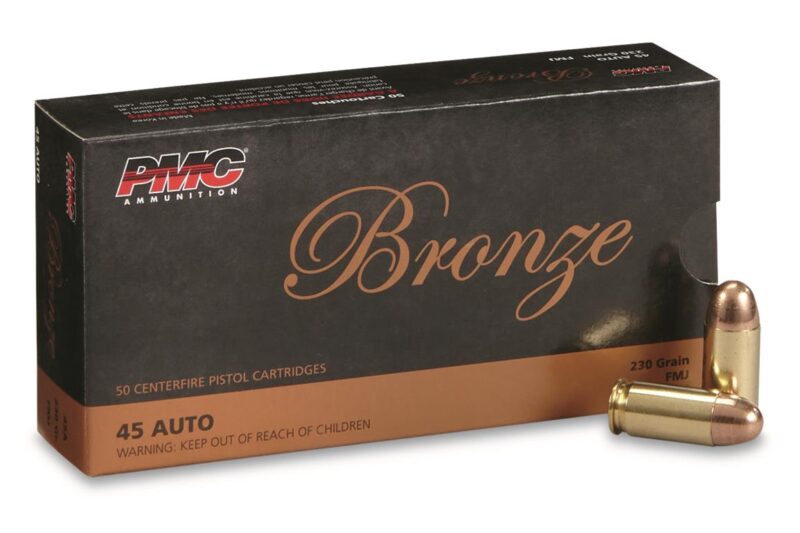PMC 45 ACP 230GR FMJ AMMO 50RDS