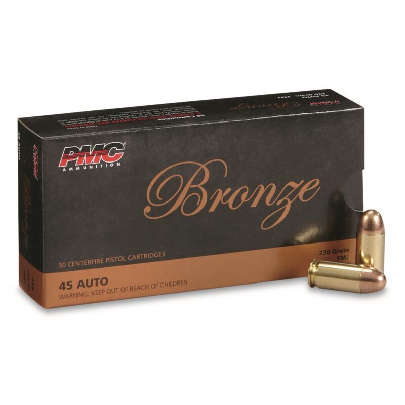 PMC 45 ACP 230GR FMJ AMMO 50RDS
