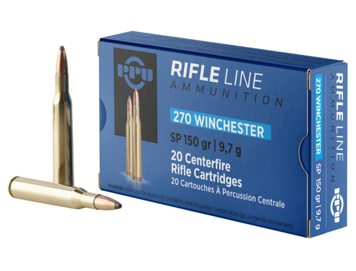 PPU 270 WINCHESTER 150GR SP AMMO 20RDS PPU 270 WINCHESTER 150GR SP AMMO 20RDS